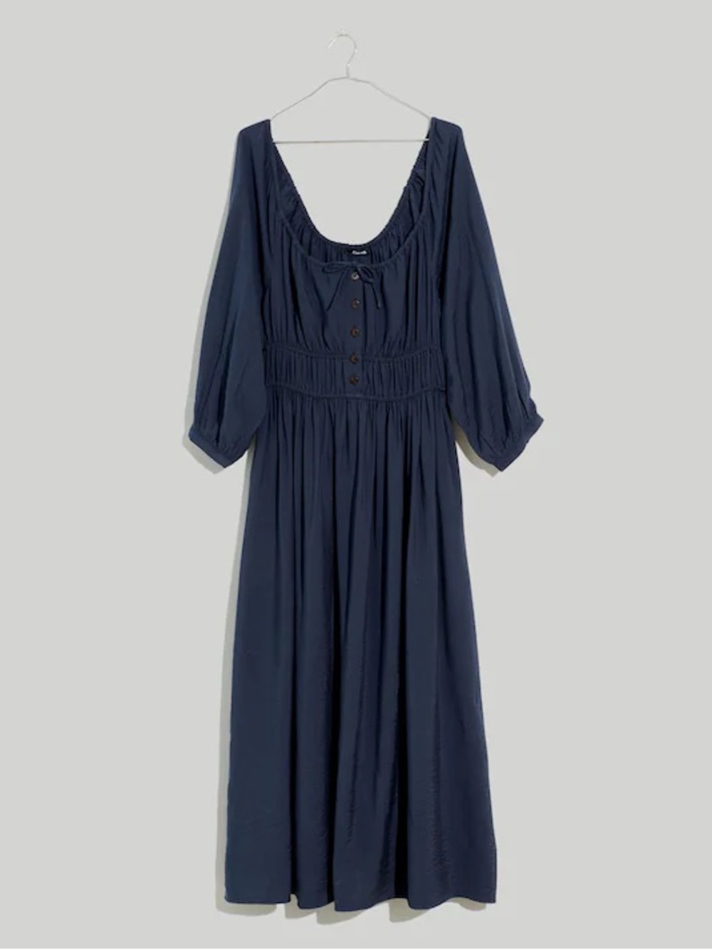 Madewell twill Sophia midi dress